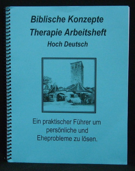 Biblical Concepts Counseling - High German, Germany, Language Workbook