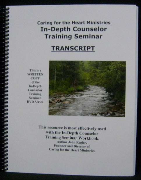 In-Depth Counselor Training Seminar - Transcript