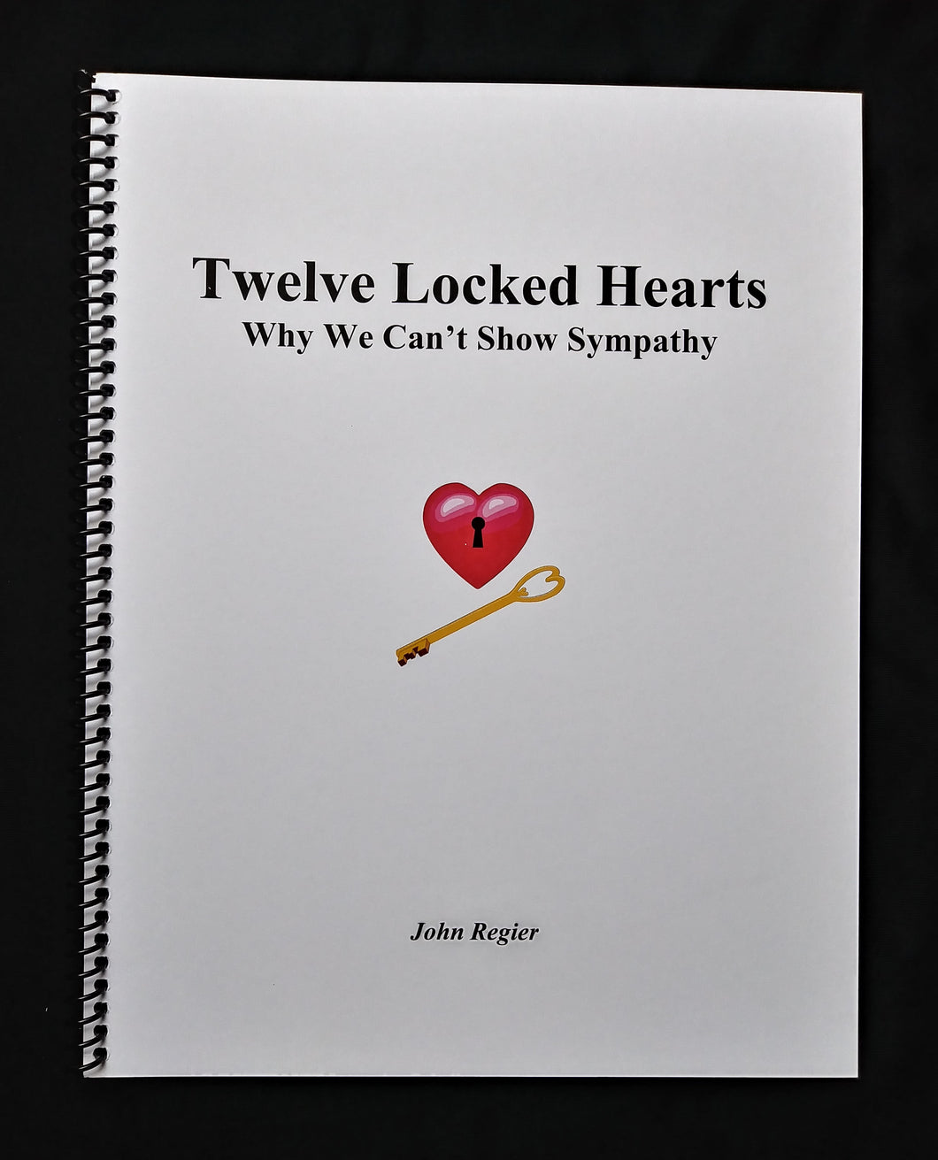 Twelve Locked Hearts Outline