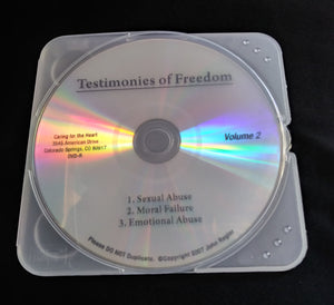 Testimonies of Freedom DVD, Vol. 2