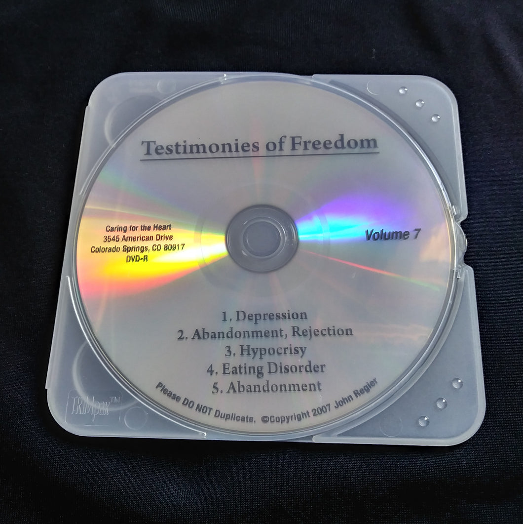 Testimonies of Freedom DVD, Vol. 7